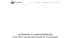 Desktop Screenshot of henryleander.no